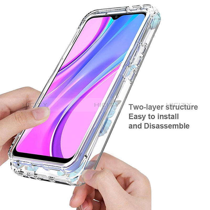 Silikon Hülle Handyhülle Ultra Dünn Flexible Schutzhülle Tasche Transparent Vorder und Rückseite 360 Grad Ganzkörper für Xiaomi Poco M2