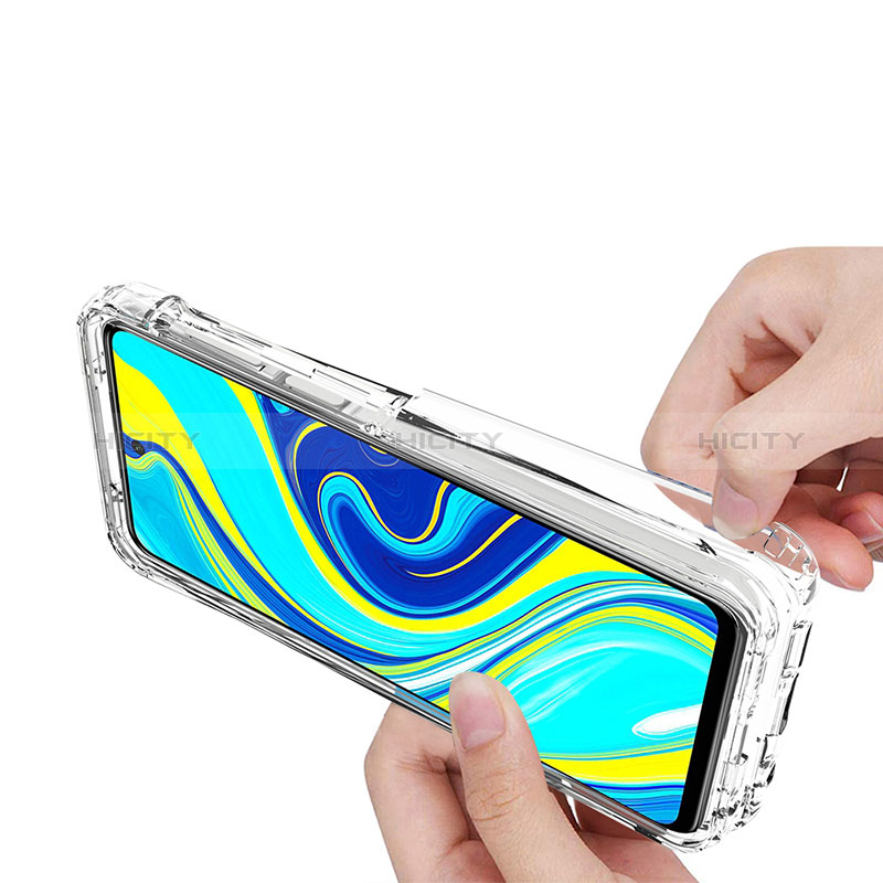 Silikon Hülle Handyhülle Ultra Dünn Flexible Schutzhülle Tasche Transparent Vorder und Rückseite 360 Grad Ganzkörper für Xiaomi Poco M2 Pro Klar