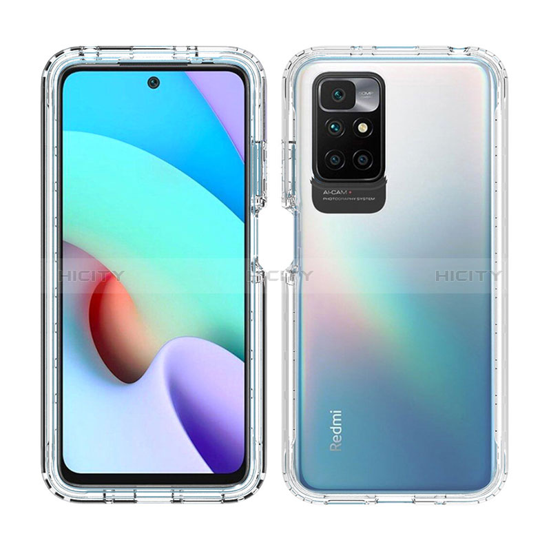 Silikon Hülle Handyhülle Ultra Dünn Flexible Schutzhülle Tasche Transparent Vorder und Rückseite 360 Grad Ganzkörper für Xiaomi Redmi Note 11 4G (2021) Klar