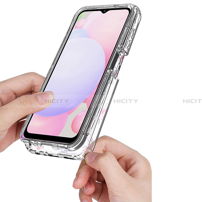 Silikon Hülle Handyhülle Ultra Dünn Flexible Schutzhülle Tasche Transparent Vorder und Rückseite 360 Grad Ganzkörper JX1 für Samsung Galaxy A13 4G