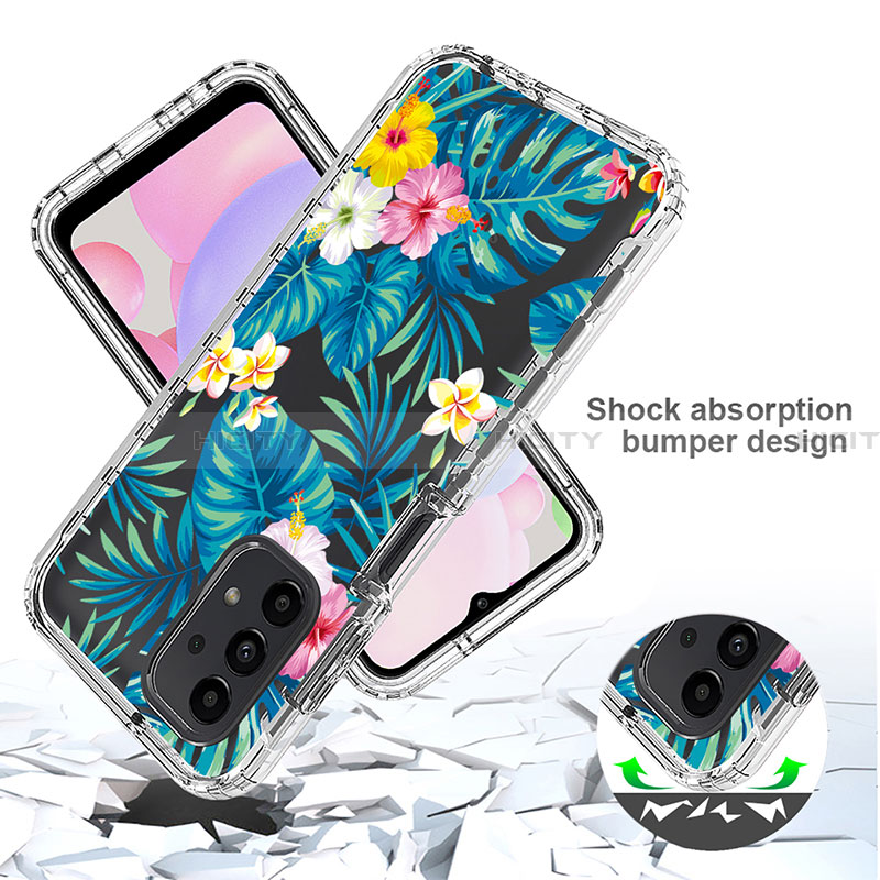 Silikon Hülle Handyhülle Ultra Dünn Flexible Schutzhülle Tasche Transparent Vorder und Rückseite 360 Grad Ganzkörper JX1 für Samsung Galaxy A13 4G