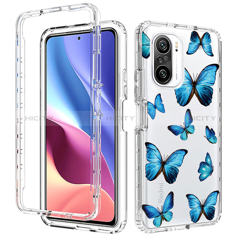 Silikon Hülle Handyhülle Ultra Dünn Flexible Schutzhülle Tasche Transparent Vorder und Rückseite 360 Grad Ganzkörper JX1 für Xiaomi Mi 11X Pro 5G