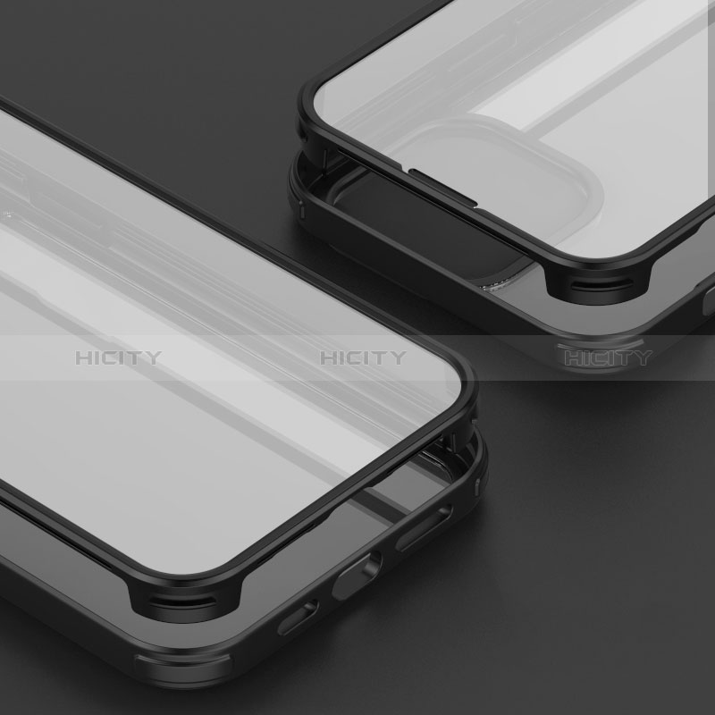 Silikon Hülle Handyhülle Ultra Dünn Flexible Schutzhülle Tasche Transparent Vorder und Rückseite 360 Grad Ganzkörper LK1 für Apple iPhone 13 Pro Max groß