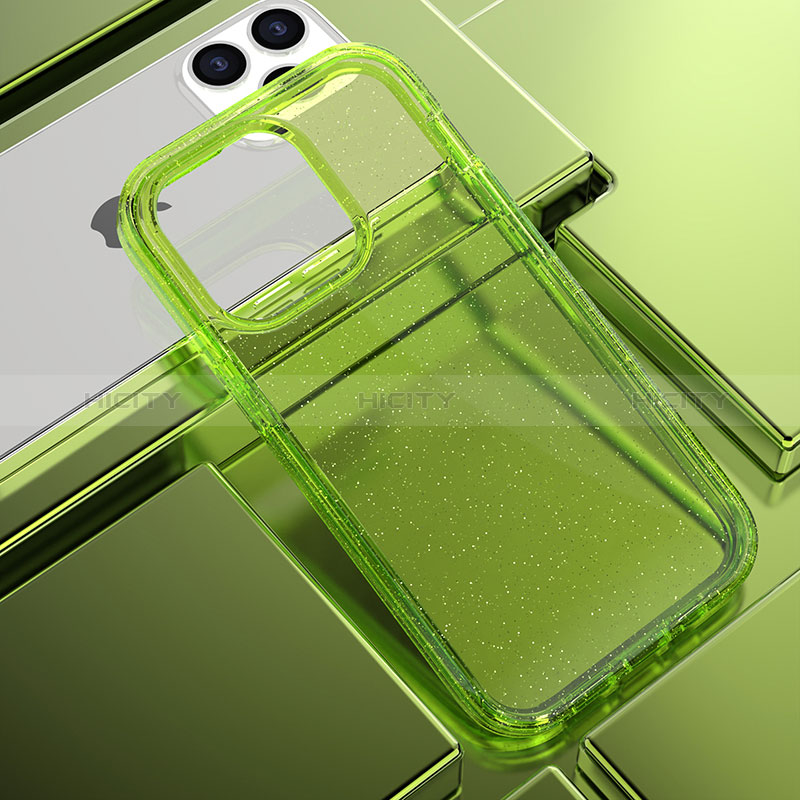 Silikon Hülle Handyhülle Ultra Dünn Flexible Schutzhülle Tasche Transparent Vorder und Rückseite 360 Grad Ganzkörper YJ1 für Apple iPhone 13 Pro Max groß