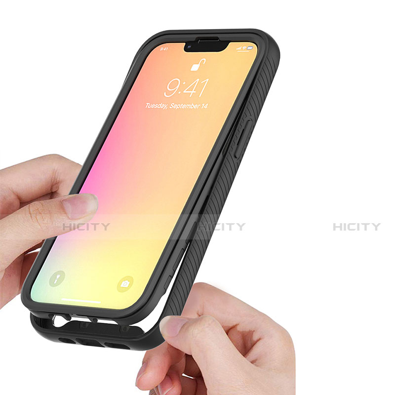 Silikon Hülle Handyhülle Ultra Dünn Flexible Schutzhülle Tasche Vorder und Rückseite 360 Grad Ganzkörper für Apple iPhone 14