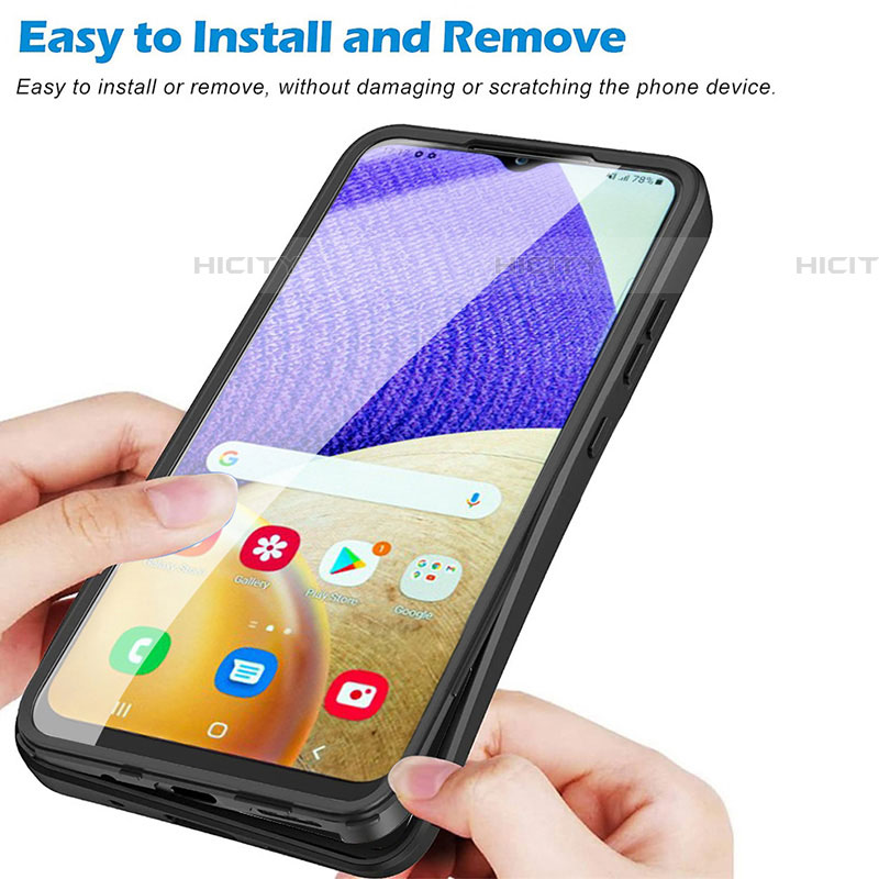 Silikon Hülle Handyhülle Ultra Dünn Flexible Schutzhülle Tasche Vorder und Rückseite 360 Grad Ganzkörper für Samsung Galaxy A72 4G groß
