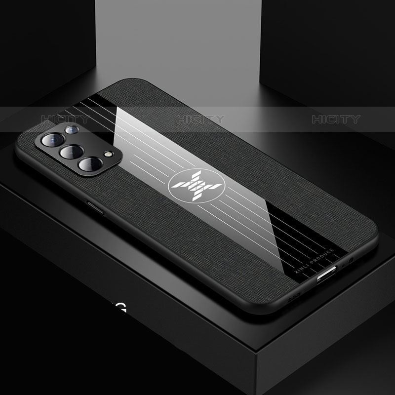 Silikon Hülle Handyhülle Ultra Dünn Flexible Schutzhülle Tasche X01L für Oppo A93 5G Schwarz