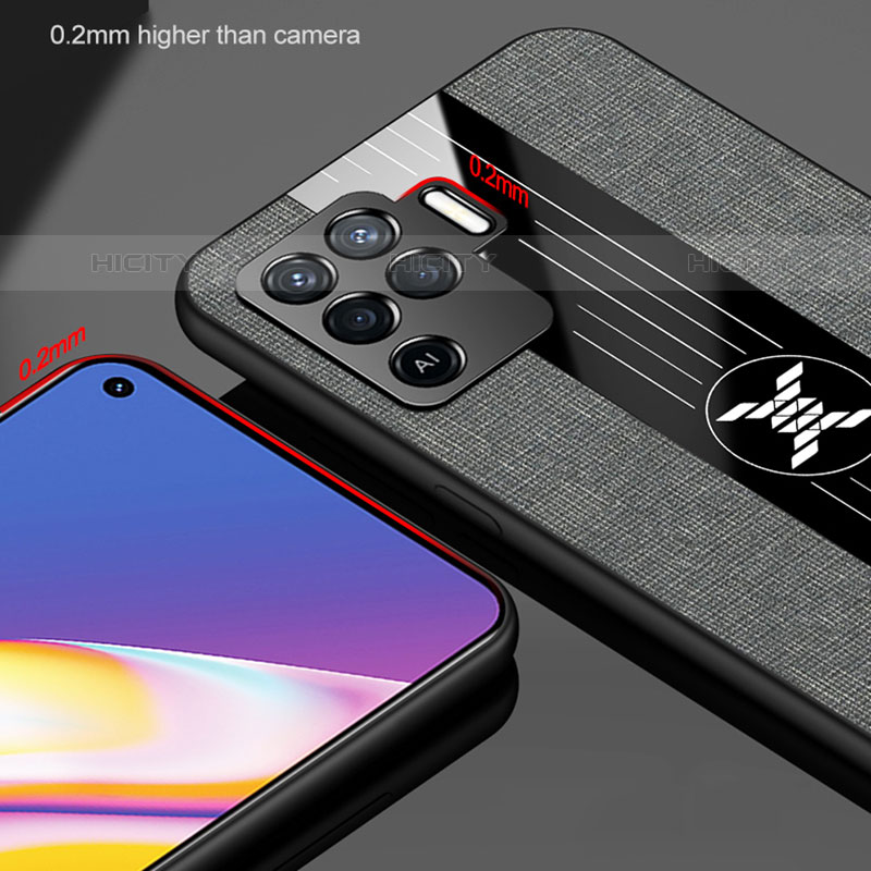 Silikon Hülle Handyhülle Ultra Dünn Flexible Schutzhülle Tasche X01L für Oppo F19 Pro groß