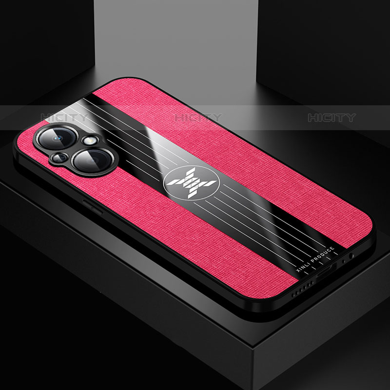 Silikon Hülle Handyhülle Ultra Dünn Flexible Schutzhülle Tasche X01L für Oppo F21 Pro 5G Rot