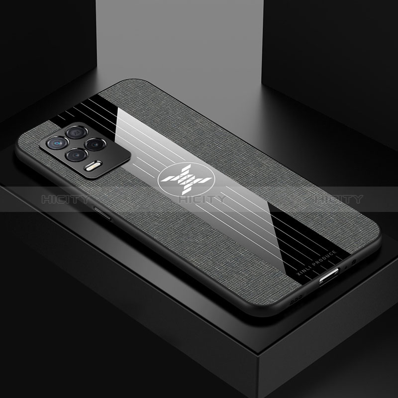 Silikon Hülle Handyhülle Ultra Dünn Flexible Schutzhülle Tasche X01L für Realme 8 5G Grau Plus