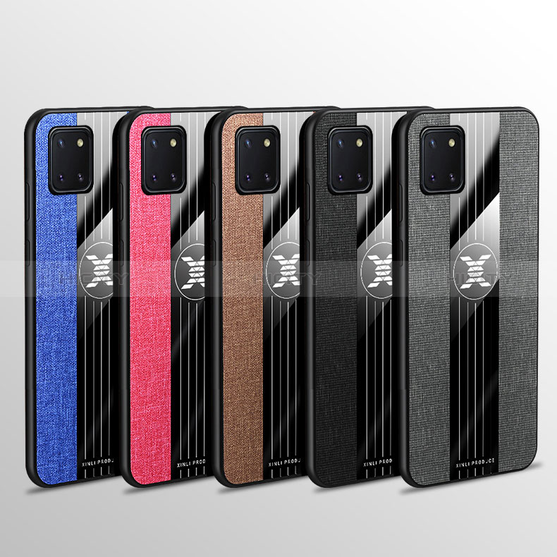 Silikon Hülle Handyhülle Ultra Dünn Flexible Schutzhülle Tasche X01L für Samsung Galaxy A81