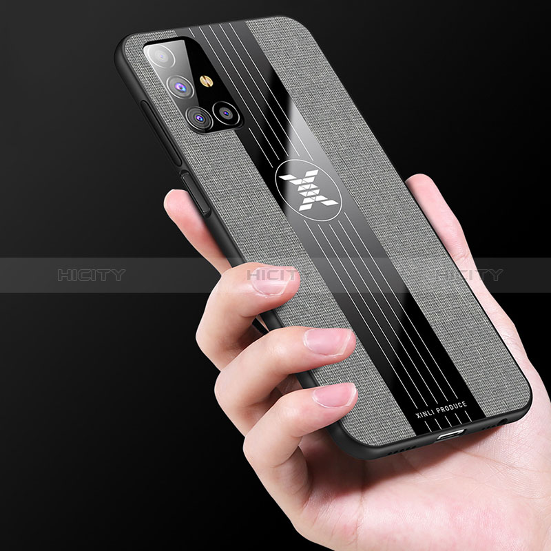 Silikon Hülle Handyhülle Ultra Dünn Flexible Schutzhülle Tasche X01L für Samsung Galaxy M31s groß