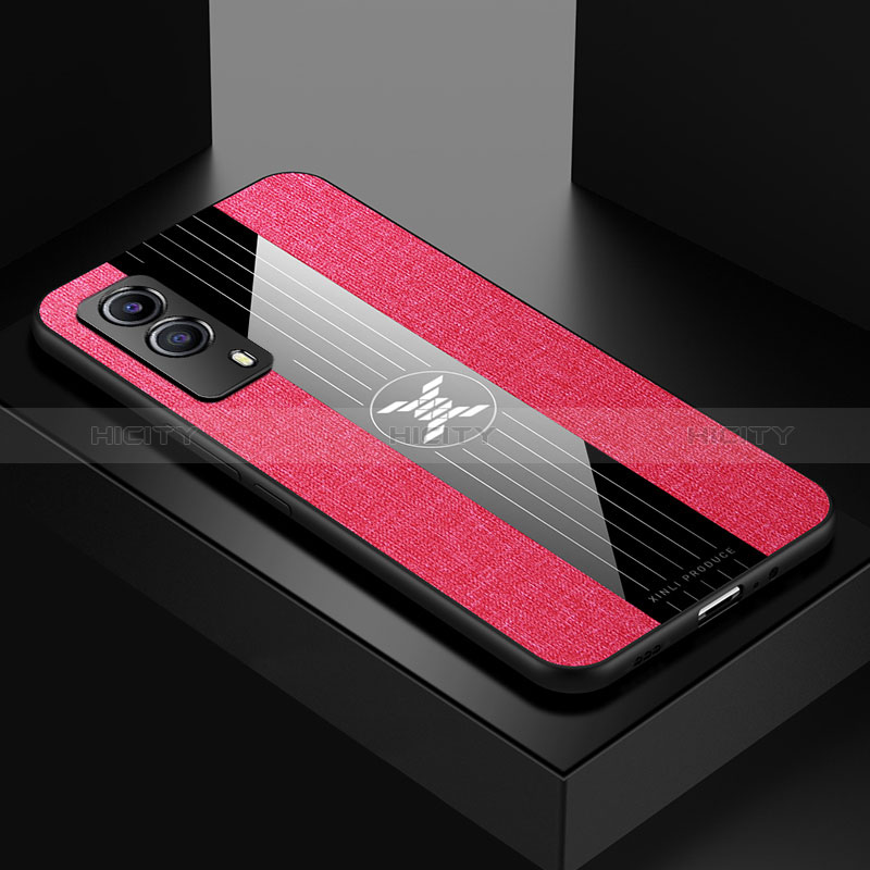 Silikon Hülle Handyhülle Ultra Dünn Flexible Schutzhülle Tasche X01L für Vivo Y53s t2 Rot