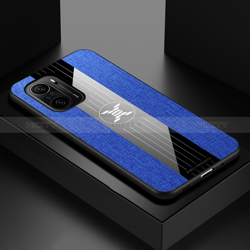 Silikon Hülle Handyhülle Ultra Dünn Flexible Schutzhülle Tasche X01L für Xiaomi Mi 11i 5G Blau