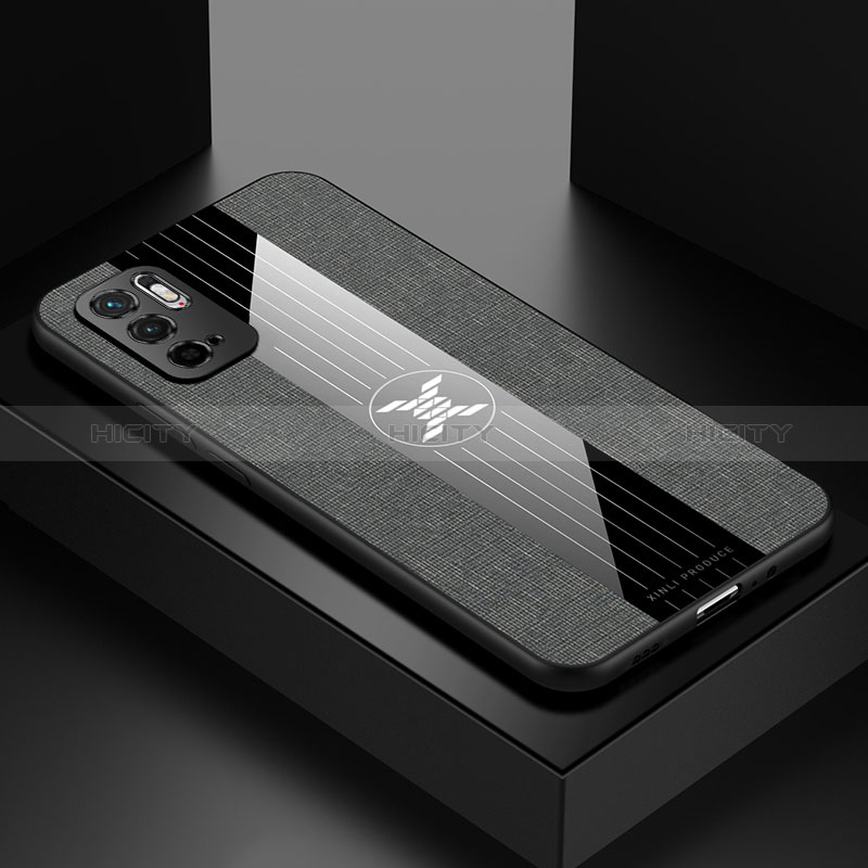 Silikon Hülle Handyhülle Ultra Dünn Flexible Schutzhülle Tasche X01L für Xiaomi POCO M3 Pro 5G Grau Plus