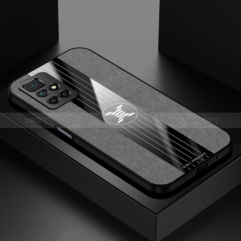 Silikon Hülle Handyhülle Ultra Dünn Flexible Schutzhülle Tasche X01L für Xiaomi Redmi 10 (2022) Grau
