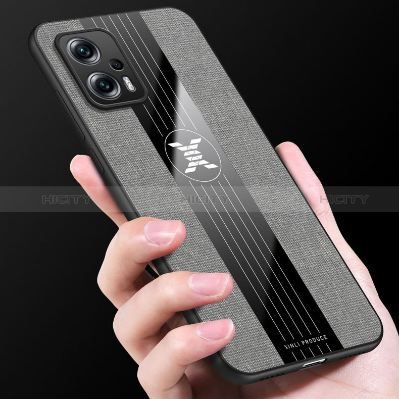 Silikon Hülle Handyhülle Ultra Dünn Flexible Schutzhülle Tasche X01L für Xiaomi Redmi Note 11T Pro+ Plus 5G groß