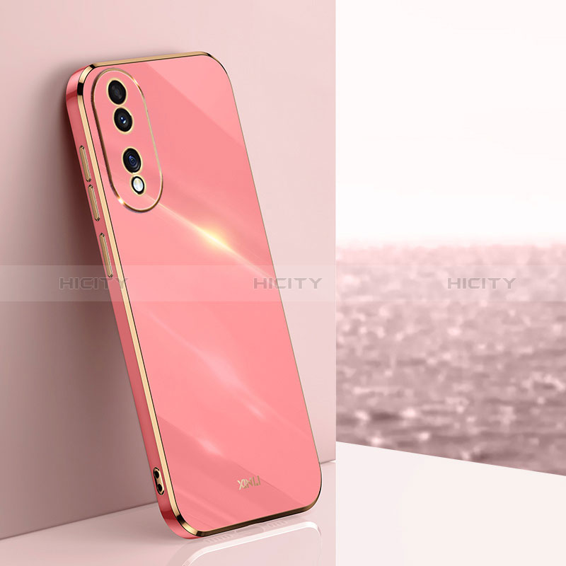 Silikon Hülle Handyhülle Ultra Dünn Flexible Schutzhülle Tasche XL1 für Huawei Honor 70 5G Pink Plus