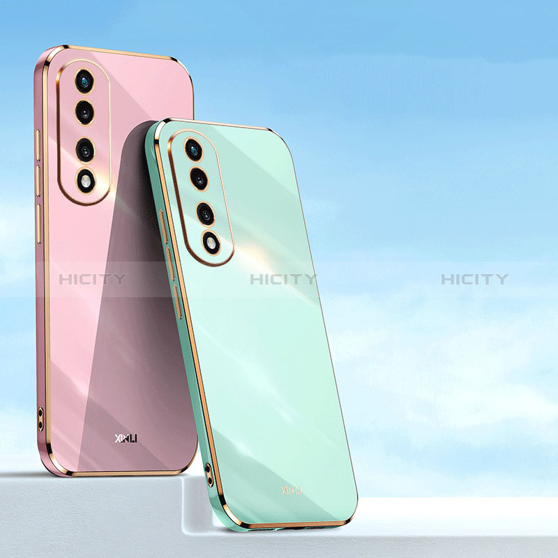 Silikon Hülle Handyhülle Ultra Dünn Flexible Schutzhülle Tasche XL1 für Huawei Honor 70 Pro 5G groß