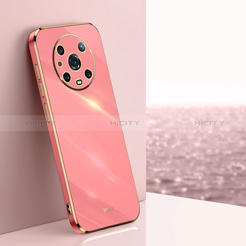 Silikon Hülle Handyhülle Ultra Dünn Flexible Schutzhülle Tasche XL1 für Huawei Honor Magic4 Pro 5G Pink