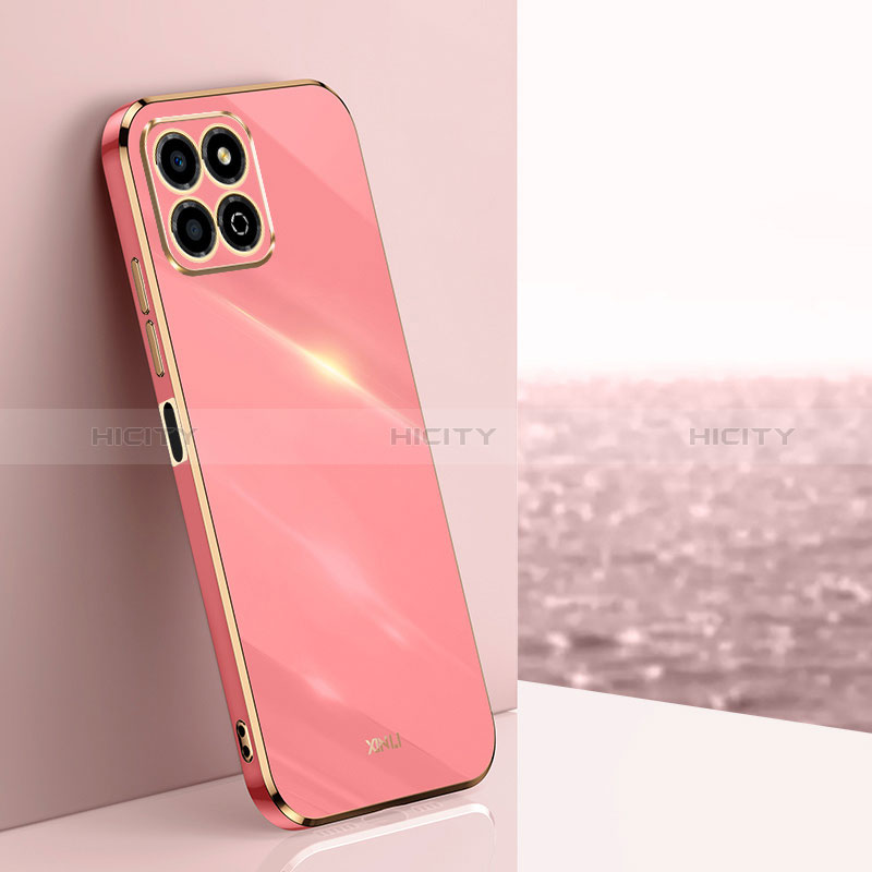 Silikon Hülle Handyhülle Ultra Dünn Flexible Schutzhülle Tasche XL1 für Huawei Honor X8a 4G Pink