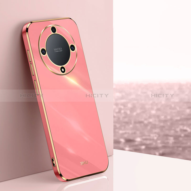 Silikon Hülle Handyhülle Ultra Dünn Flexible Schutzhülle Tasche XL1 für Huawei Honor X9a 5G Pink Plus