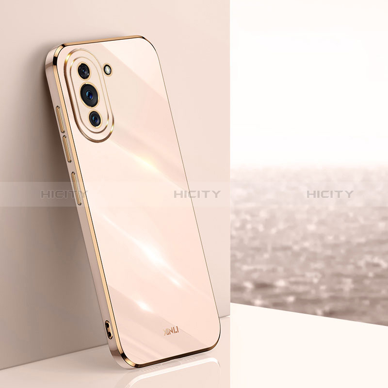 Silikon Hülle Handyhülle Ultra Dünn Flexible Schutzhülle Tasche XL1 für Huawei Nova 10 Pro Rosegold