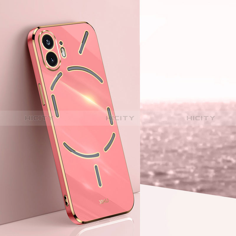 Silikon Hülle Handyhülle Ultra Dünn Flexible Schutzhülle Tasche XL1 für Nothing Phone 2 Pink Plus