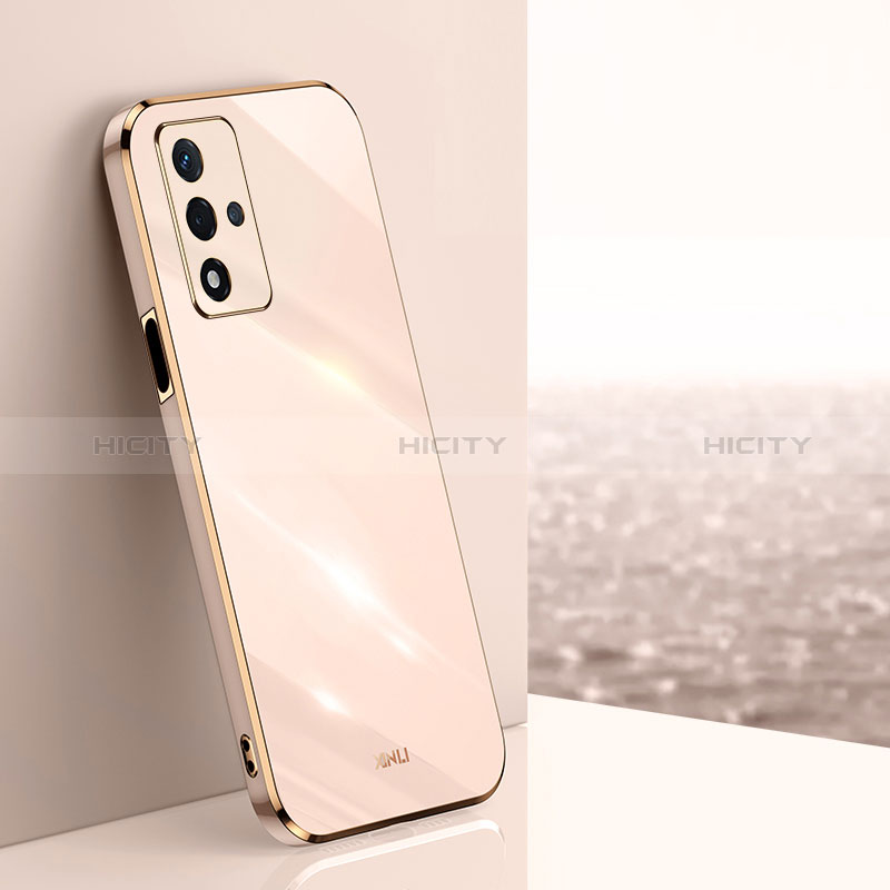 Silikon Hülle Handyhülle Ultra Dünn Flexible Schutzhülle Tasche XL1 für Oppo A93s 5G Gold