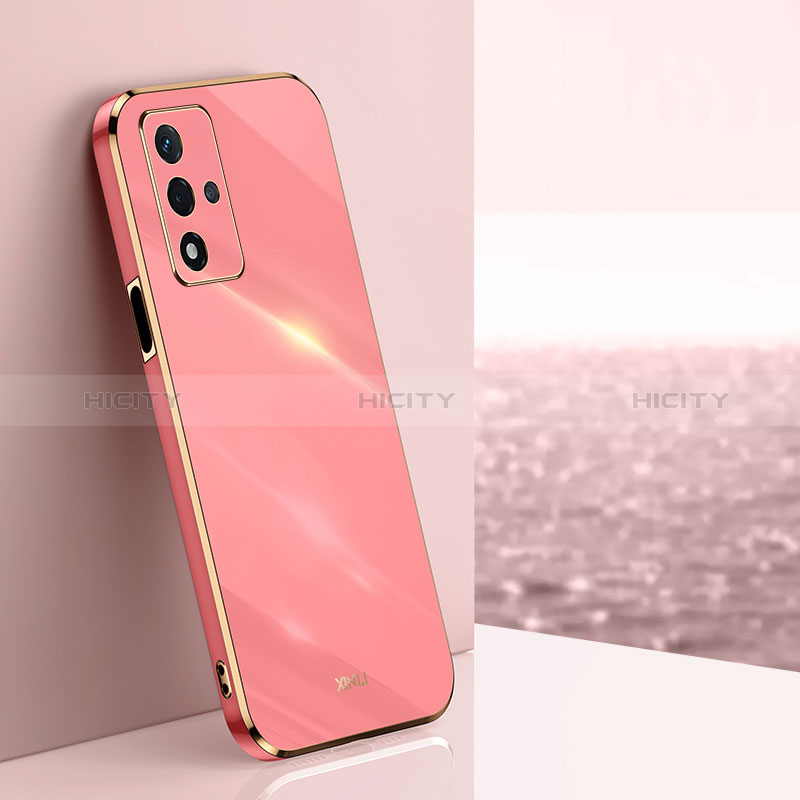 Silikon Hülle Handyhülle Ultra Dünn Flexible Schutzhülle Tasche XL1 für Oppo A93s 5G Pink Plus