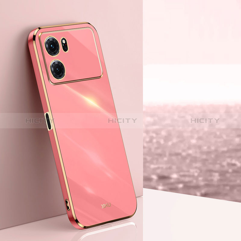 Silikon Hülle Handyhülle Ultra Dünn Flexible Schutzhülle Tasche XL1 für Oppo K10 5G Pink