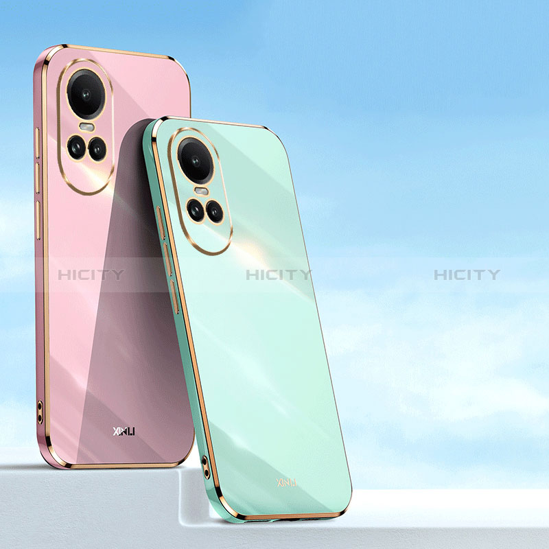 Silikon Hülle Handyhülle Ultra Dünn Flexible Schutzhülle Tasche XL1 für Oppo Reno10 Pro 5G groß