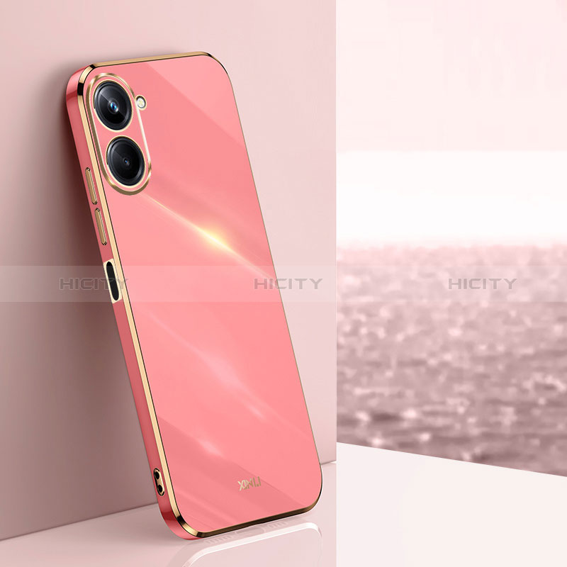 Silikon Hülle Handyhülle Ultra Dünn Flexible Schutzhülle Tasche XL1 für Realme 10 4G Pink