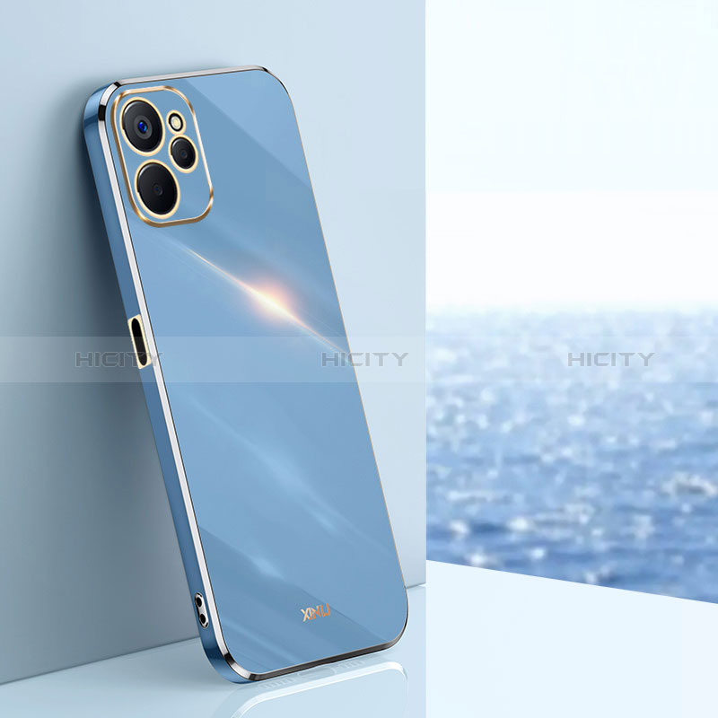 Silikon Hülle Handyhülle Ultra Dünn Flexible Schutzhülle Tasche XL1 für Realme 9i 5G Blau