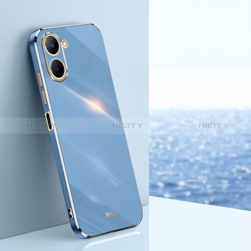 Silikon Hülle Handyhülle Ultra Dünn Flexible Schutzhülle Tasche XL1 für Realme C33 (2023) groß