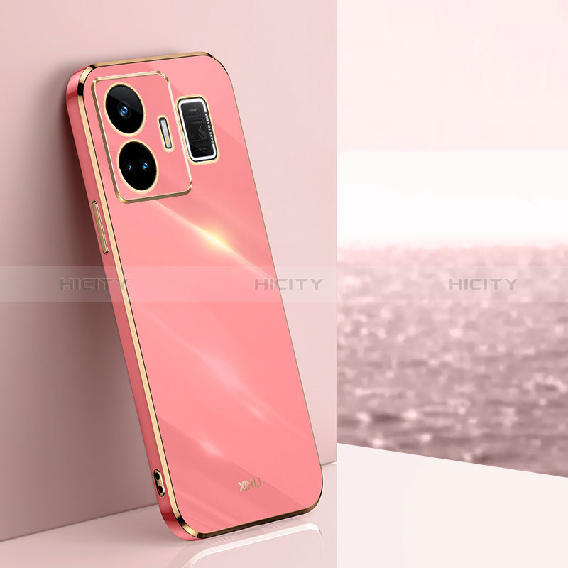 Silikon Hülle Handyhülle Ultra Dünn Flexible Schutzhülle Tasche XL1 für Realme GT Neo5 240W 5G Pink Plus