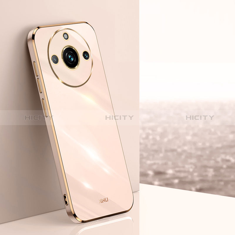 Silikon Hülle Handyhülle Ultra Dünn Flexible Schutzhülle Tasche XL1 für Realme Narzo 60 Pro 5G Rosegold