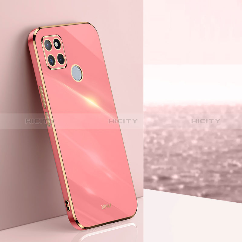 Silikon Hülle Handyhülle Ultra Dünn Flexible Schutzhülle Tasche XL1 für Realme Q2i 5G groß