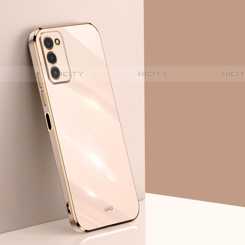 Silikon Hülle Handyhülle Ultra Dünn Flexible Schutzhülle Tasche XL1 für Samsung Galaxy A03s Gold Plus