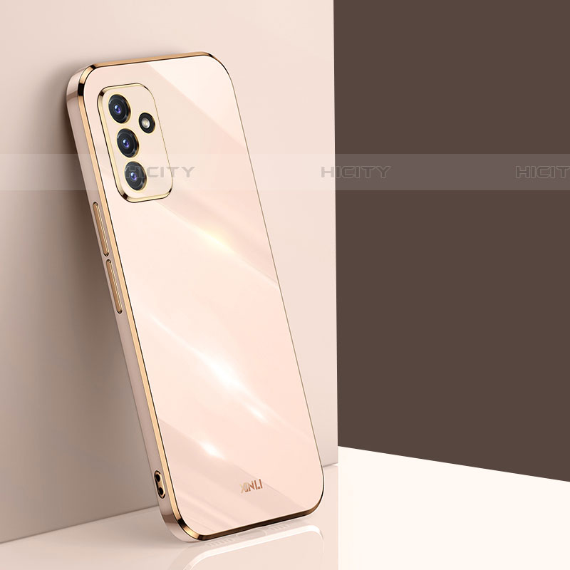 Silikon Hülle Handyhülle Ultra Dünn Flexible Schutzhülle Tasche XL1 für Samsung Galaxy A05s Gold