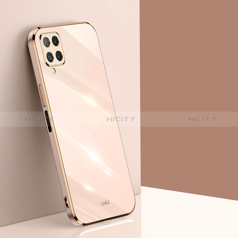 Silikon Hülle Handyhülle Ultra Dünn Flexible Schutzhülle Tasche XL1 für Samsung Galaxy A12 5G Gold