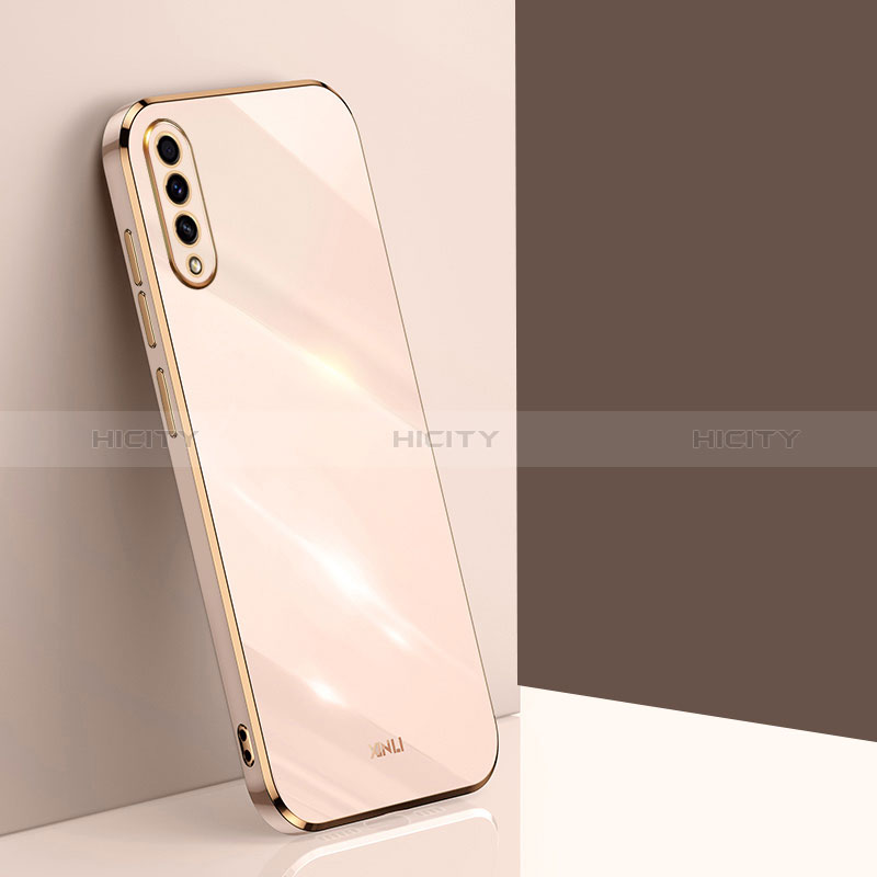 Silikon Hülle Handyhülle Ultra Dünn Flexible Schutzhülle Tasche XL1 für Samsung Galaxy A30S Gold