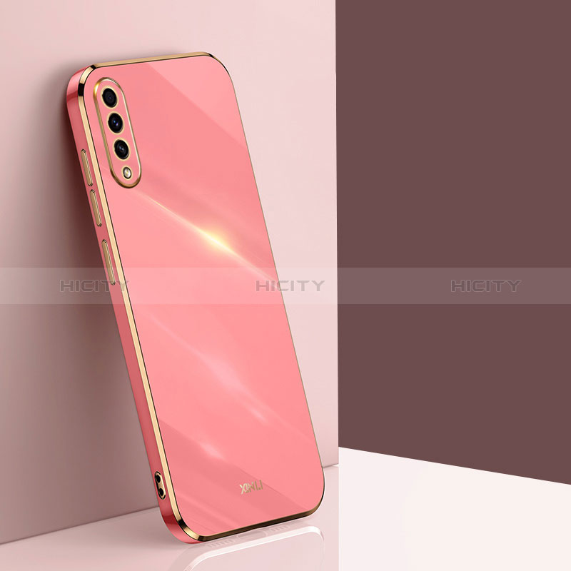 Silikon Hülle Handyhülle Ultra Dünn Flexible Schutzhülle Tasche XL1 für Samsung Galaxy A30S Pink