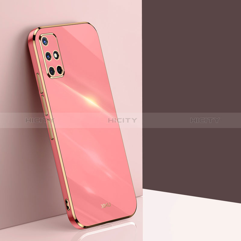 Silikon Hülle Handyhülle Ultra Dünn Flexible Schutzhülle Tasche XL1 für Samsung Galaxy A51 4G Pink Plus