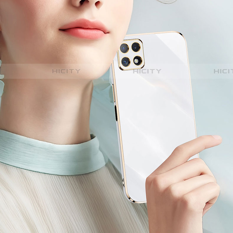 Silikon Hülle Handyhülle Ultra Dünn Flexible Schutzhülle Tasche XL1 für Samsung Galaxy F42 5G groß