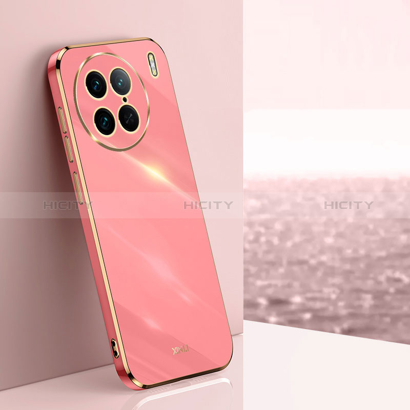 Silikon Hülle Handyhülle Ultra Dünn Flexible Schutzhülle Tasche XL1 für Vivo X90 Pro 5G Pink Plus