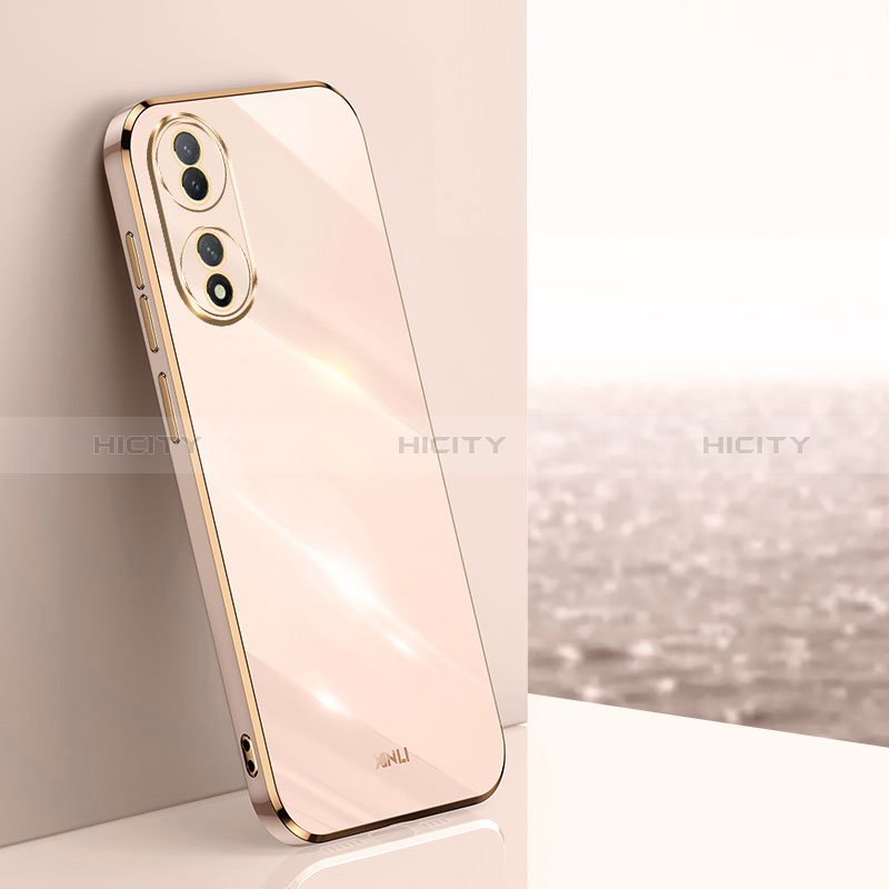 Silikon Hülle Handyhülle Ultra Dünn Flexible Schutzhülle Tasche XL1 für Vivo Y100A 5G Gold Plus