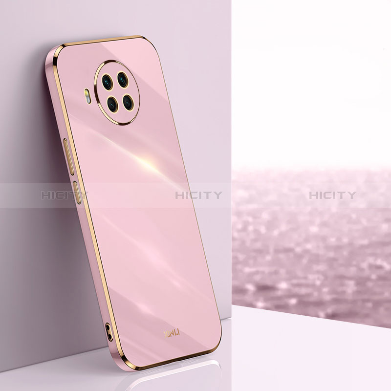 Silikon Hülle Handyhülle Ultra Dünn Flexible Schutzhülle Tasche XL1 für Xiaomi Mi 10i 5G Rosa