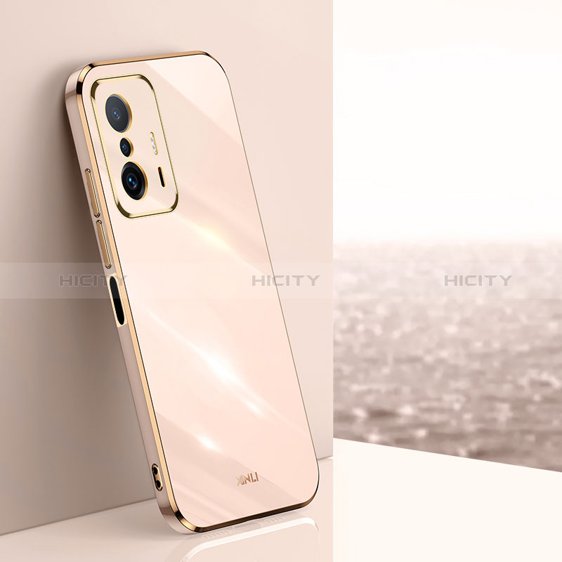 Silikon Hülle Handyhülle Ultra Dünn Flexible Schutzhülle Tasche XL1 für Xiaomi Mi 11T 5G Gold