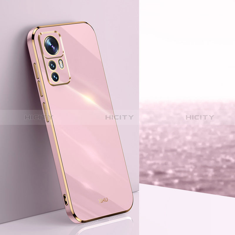 Silikon Hülle Handyhülle Ultra Dünn Flexible Schutzhülle Tasche XL1 für Xiaomi Mi 12T 5G Rosa